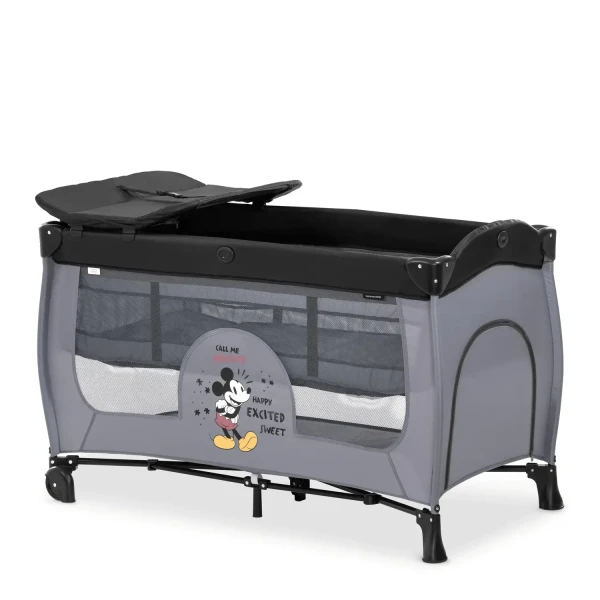 Hauck Sleep N Play Center postieľka s prebal.pultom, Mickey Mouse Grey