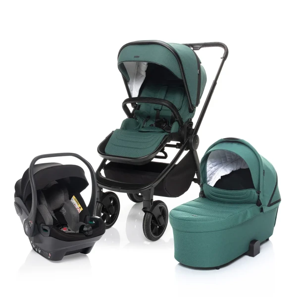ZOPA SET Športový kočík Move Cross + vanička XL + autosedačka, Antique Green/ Black