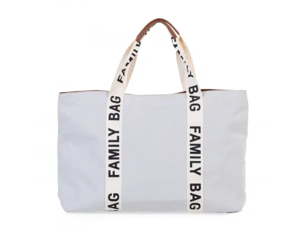 Childhome Cestovná taška Family Bag Canvas Off White