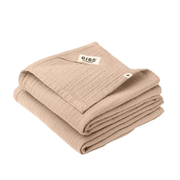 BIBS mušelínové plienky z BIO bavlny 2ks | Blush
