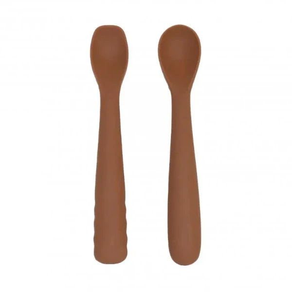 Bo Jungle Silikónové lyžičky B-Spoon Shape 2ks Terracotta