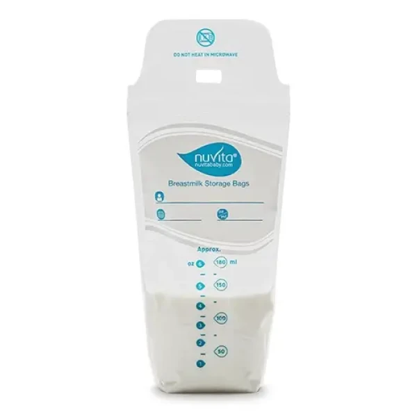 NUVITA Skladovacie sáčky na materské mlieko