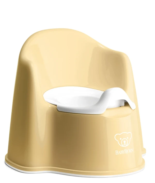 BABYBJORN Nočník kresielko Powder Yellow/White