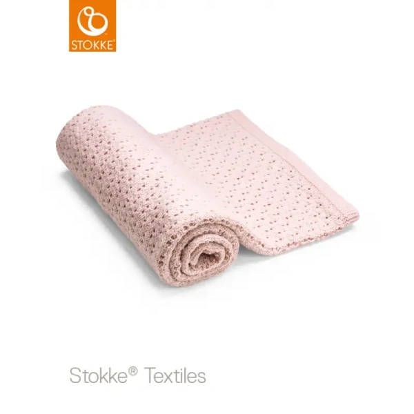 Stokke Blanket Merino deka 80x80cm Pink