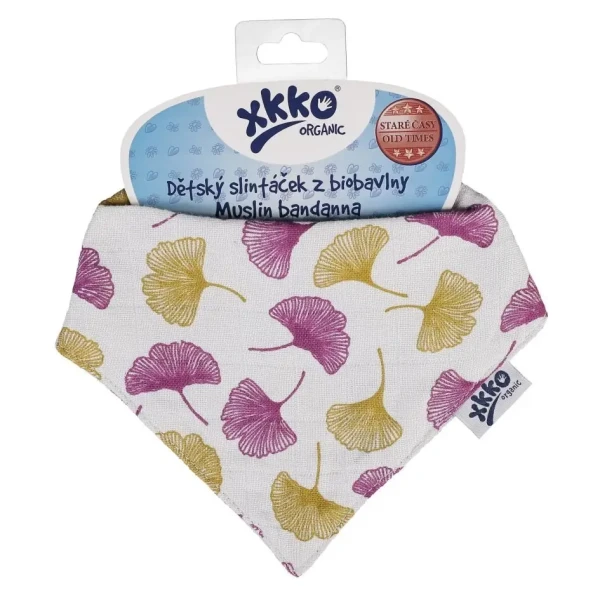 XKKO Organic Šatka Staré časy - Gingko