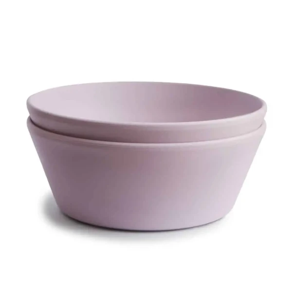 MUSHIE OKRÚHLE OBEDOVÉ MISKY - SOFT LILAC