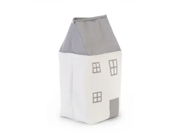 Childhome Box na hračky Dom Grey Off White