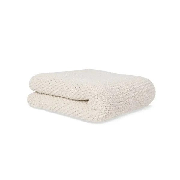 Bonjourbébé Detská pletená deka z organickej bavlny Beige