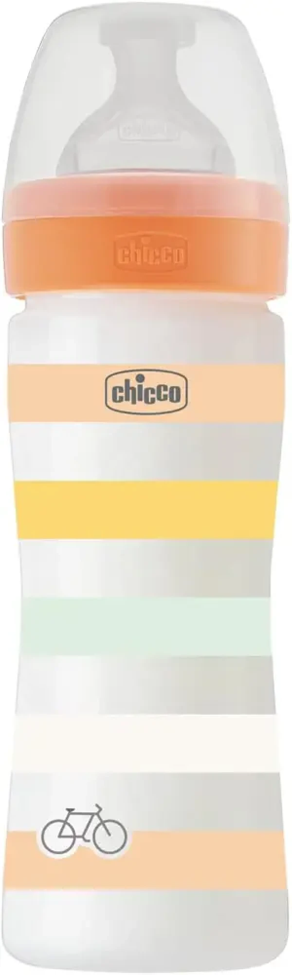 CHICCO Fľaša dojčenská Well-being silikón 250ml uni