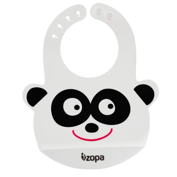 ZOPA Silikónový podbradník, Panda