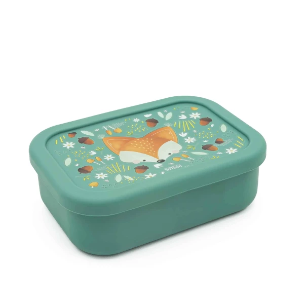 SASSI SILIKÓNOVÝ DESIATOVÝ BOX - FOX