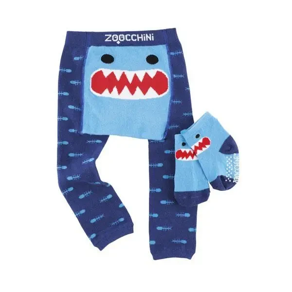 Zoocchini Set  legínky a ponožky Žralok  12 - 18 m