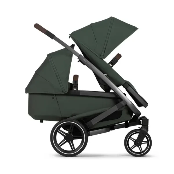 Joolz Geo 3 duo komplet Urban green madlo Mid brown carbon