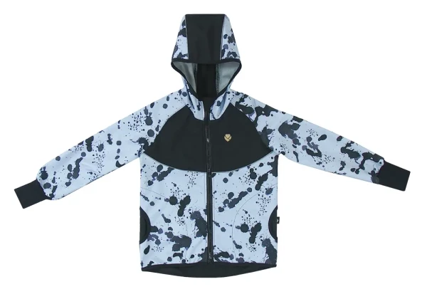 Emitex Detská Soft bunda Blue Splash