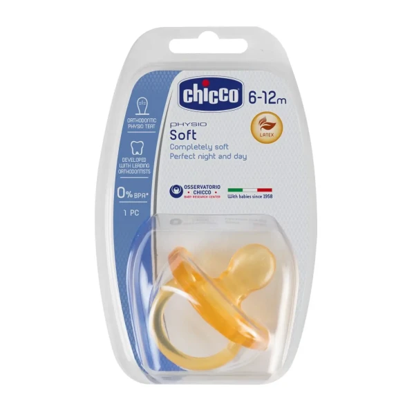 Chicco Cumlík  celokaučukový Physio Soft 6-16m