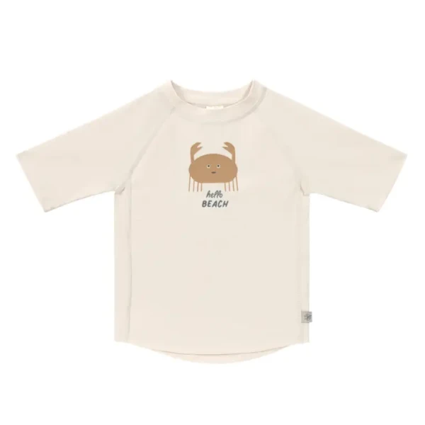 Lässig tričko Short Sleeve Rashguard crabs milky 07-12 mes.