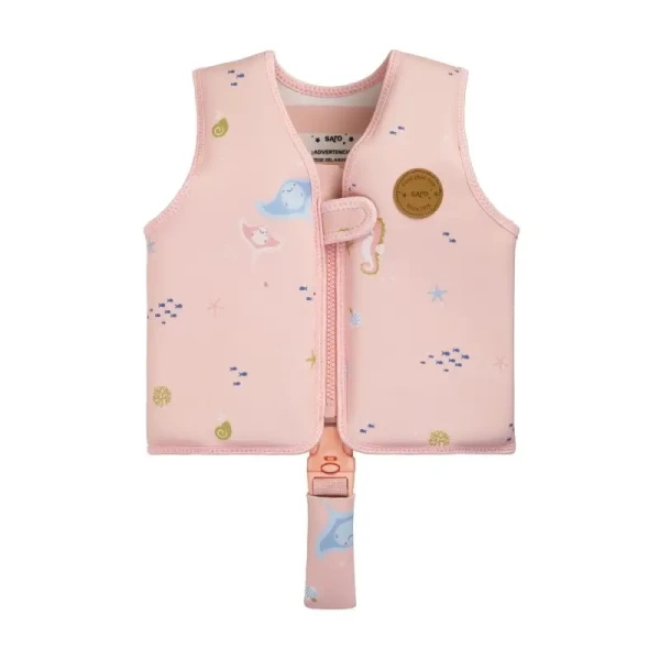 Saro Baby Plavecká neoprénová vesta s UV ochranou (3-6r) Seahorse