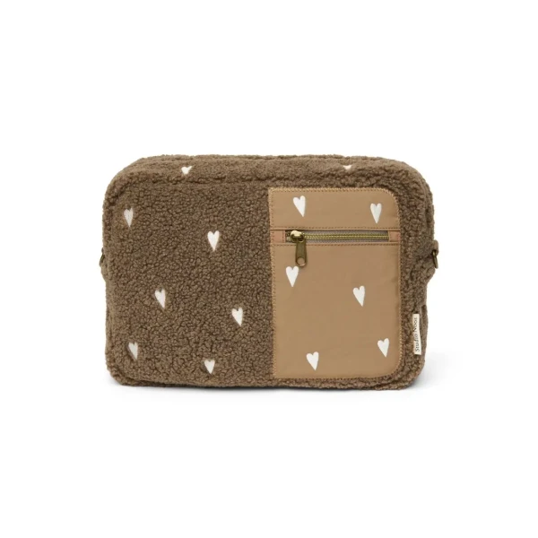 STUDIO NOOS - Teddy ORGANIZER na kočík Brown hearts