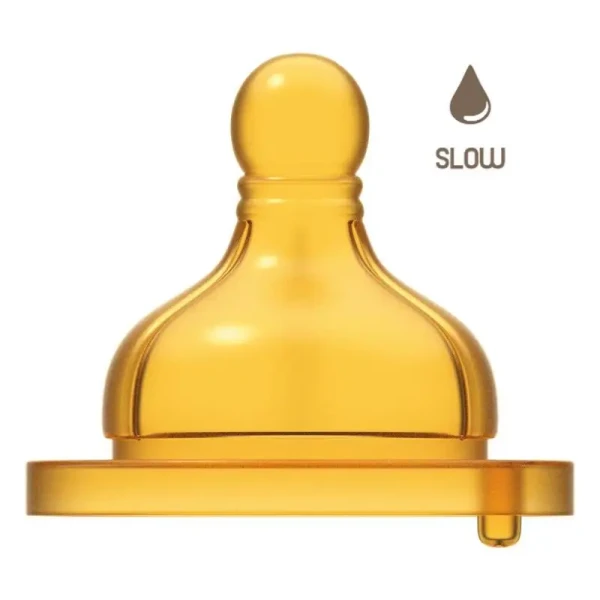 CHICCO Cumlík na fľašu Original Touch latex, normálny 2 ks