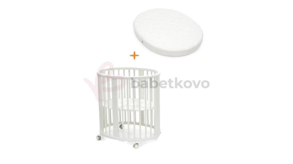 Stokke Sleepi Mini postieľka V3 White + Matrac ZDARMA
