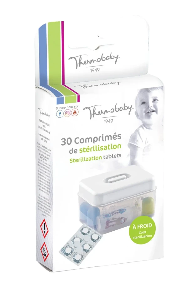 THERMOBABY Sterilizačné tablety 30 ks, White