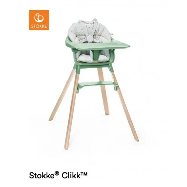 Stokke stolička Clikk High Clover Green