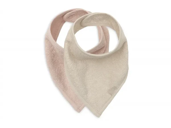 Jollein Podbradník bandana 2ks Silk Rose / Sand