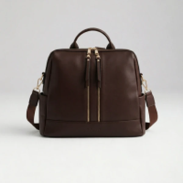 JOISSY Mini batoh a taška na kočiarik 2v1 Dark Chocolate