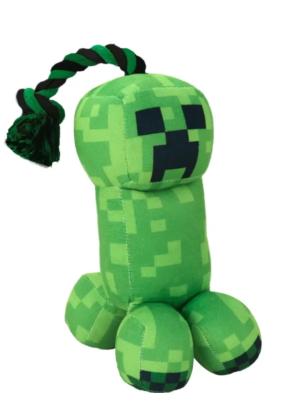 MINECRAFT Hračka pre psov s lanom Creeper