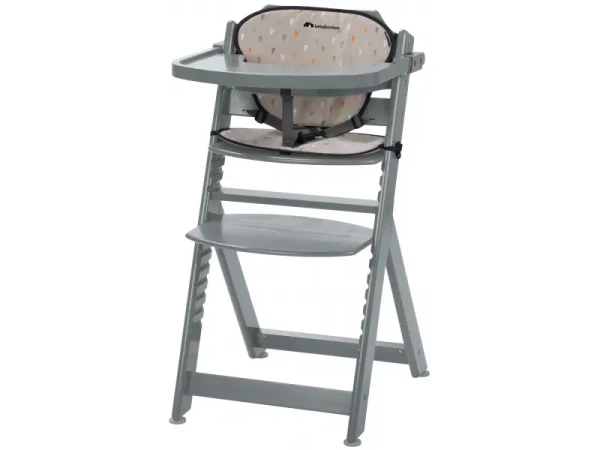 Bebeconfort Timba stolička rastúca Warm Grey s podložkou