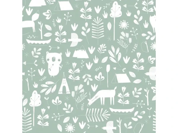 Little Dutch - tapety Tapeta adventure mint