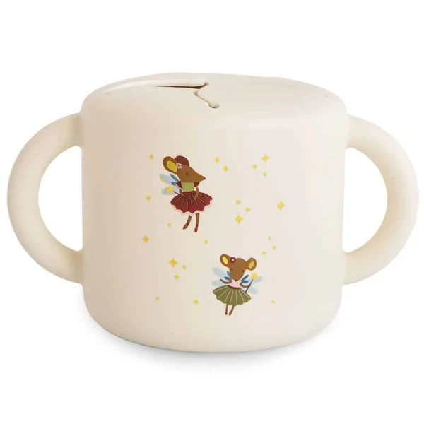 MUSHIE SILIKONOVÝ KELÍMEK NA SNACK - FAIRY MICE
