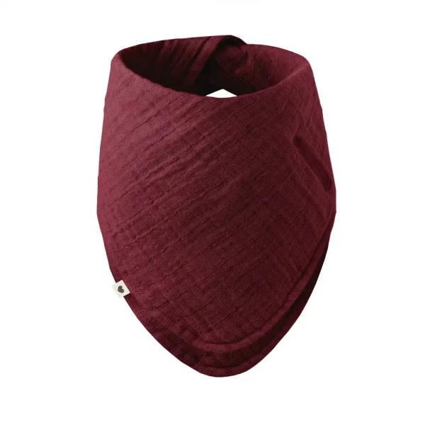 BIBS Bandana mušelínový slintáčik z BIO bavlny Elderberry