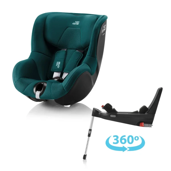BRITAX RÖMER Autosedačka set Dualfix 5Z + Flex Base 5Z, Atlantic Green