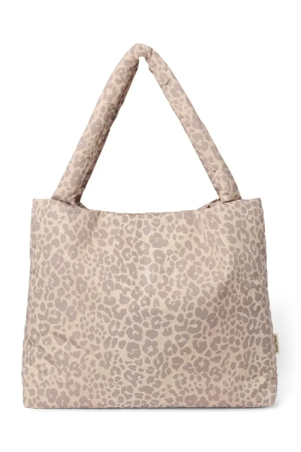 STUDIO NOOS - Puffy MOM BAG - prebaľovacia taška Cream Leopard
