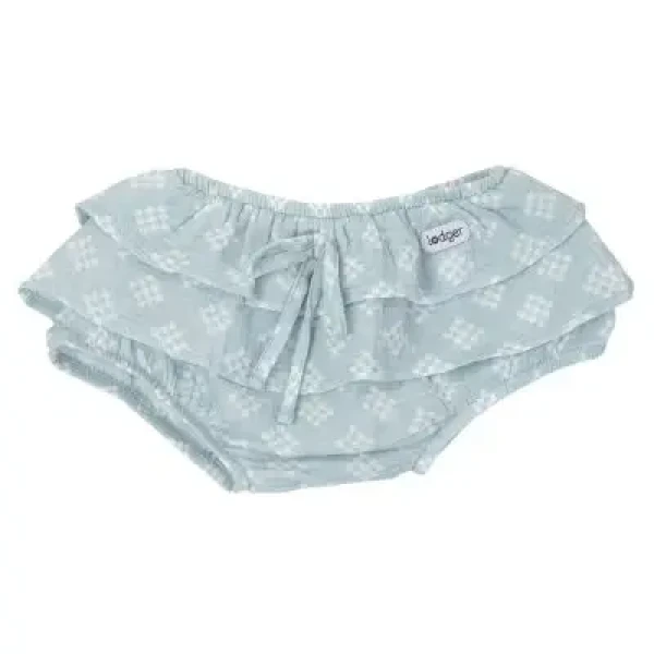 LODGER Bavlnené kraťasky Bloomer Frills Tribe Muslin Ice Flow 74