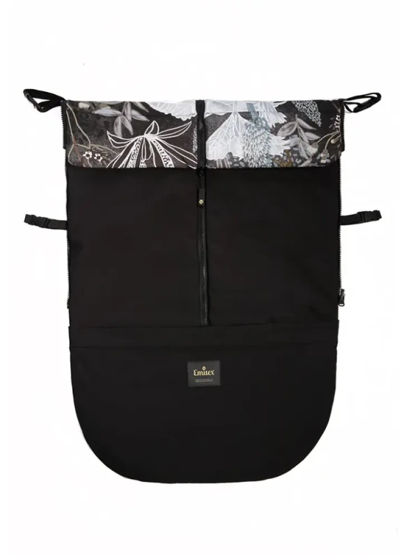 Emitex Jarná/Jesenná nepadacia deka ZIBIE Black + Bloomora