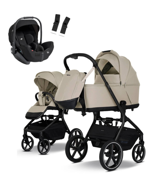 MY JUNIOR MAVI Sandstone Beige + Autosedačka Joie i-level pro