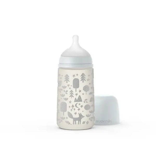 SUAVINEX DOJČENSKÁ FĽAŠA 270 ml M FOX - STRIEBORNA