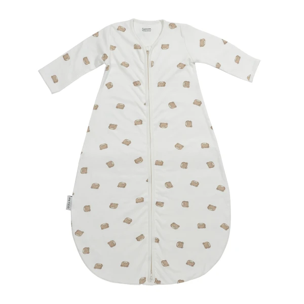 Meyco Spací vak s rukávmi jersey 80cm Bear