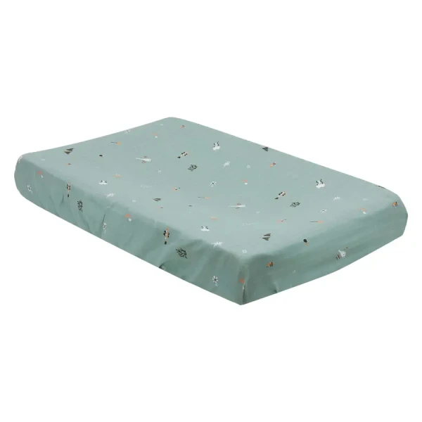 Bébé-Jou Mušelínový návlek na malú podložku Ocean Vibes, 75x45