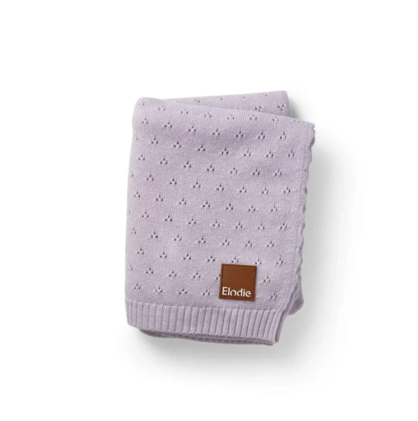 Elodie Details Pletená deka - Pointelle Blanket - Lavender Love
