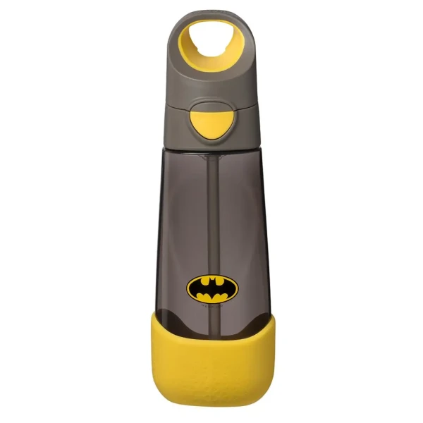 B.BOX Fľaša na pitie so slamkou 600 ml - Batman