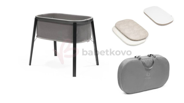 Stokke Snoozi Postieľka Graphite Grey + Darčeky