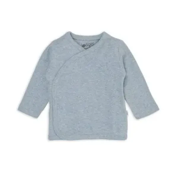 LODGER Zavinovací kabátik Melange Blue Fogg vel. 50
