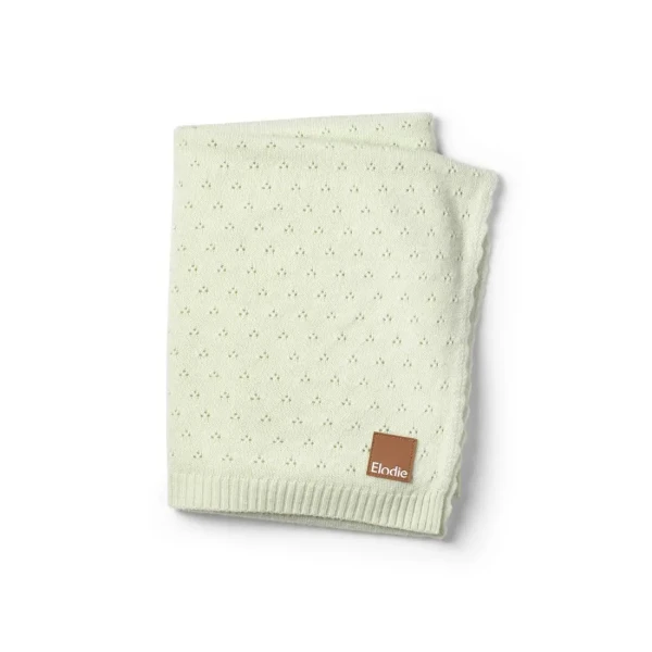 Elodie Details Pletená deka Pointelle Blanket - Gelato Green