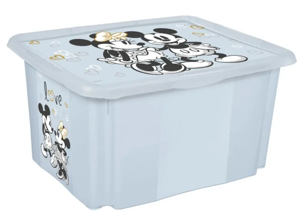 KEEEPER Úložný box s vekom veľký Mickey, Modrá II