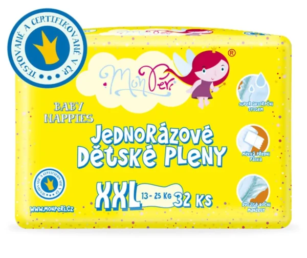 MonPeri jednorazové plienky 13-25kg Klasik XXL