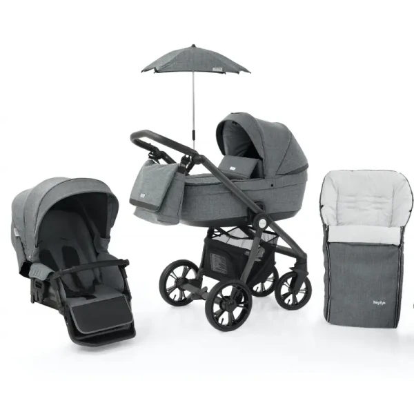 Babystyle Prestige3 Active (grey/ black) 6v1 Misty Grey 2021